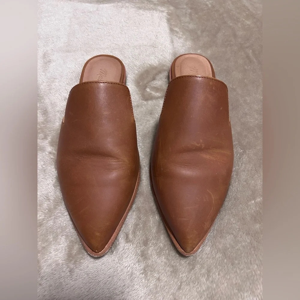 Madewell Gemma mule in English Saddle size 7 - Picture 7 of 8